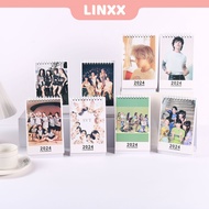 LINXX Kpop 2024 Calendar Blackpink StrayKids TWICE Newjeans Desk Calendar
