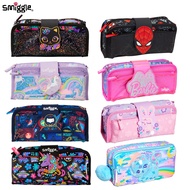 กล่องดินสอ smiggle ออสเตรเลียกล่องดินสอการ์ตูนสำหรับเด็กกระเป๋าเครื่องเขียนสร้างสรรค์อุปกรณ์การเรียนสำหรับนักเรียนพับได้อเนกประสงค์