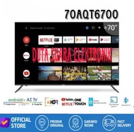 sale LED 70 Inch AQUA 70AQT6700 Android 11 TV 4K TV 70 Inch
