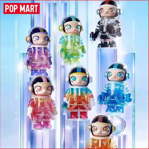 POP MART Space Molly MEGA 400% Astronaut Collection New Blind Box Tabletop Ornaments Holiday Gifts