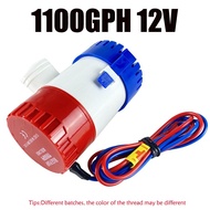 ปั๊มน้ำ DC 12v 24v 1100GPH 12V 24Vปั๊มจุ่มไฟฟ้าปั๊มน้ำท้องเรือท้องเรือปั๊ม ปั๊มน้ำบาดาลใต้น้ำทะเลพร้อมสวิตช์สำหรับเรือ