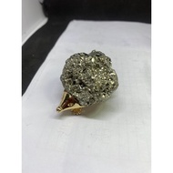 D1164 Natural Ore Pyrite Hedgehog Size: Length 52.2 Width 39 Height 33.4mm Weight: 97g