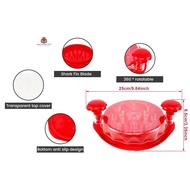 Chicken Shredder with Clear Lid Non-Slip Chicken Shredder Tool Twist Efficient Chicken Breast Shredd