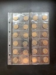 （英女皇75年銀色伍毫）香港硬幣1975年英女王五毫 UNC全新品相24枚 Government of Hong Kong 1975 $0.5 Queen Elizabeth II