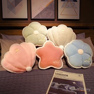 Blanket Girls Quilt KE3C Pillow Dual-use In-Car Nap 2-in-1 Sleeping Small Fur Pillow Sofa Office NO8