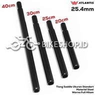 Seatpost 25.4mm x 20, 25, 30 & 40cm Black 25.4 x 200MM 250MM/ 300MM/ 400MM/ | High Quality