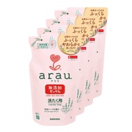 ARAU น้ำยาซักผ้า อะราอุ ปราศจากสารเคมี  ถุงเติมรีฟิล สำหรับเสื้อผ้าเด็กอ่อนและผู้มีผิวแพ้ง่าย ชุดละ 