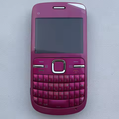 Original C3-00 Unlocked Mobile Cell Phone GSM 2G 2.4" 2MP QWERTY English Russian Arabic Keyboard Cel