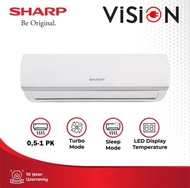 AC 1 PK SHARP AH-A9UCY SPLIT 9UCYN 1PK A9UCY LOW WATT - Unit Only