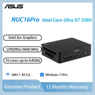 ASUS NUC16 Pro Ultra X7 358H Intel Core Ultra X7 358H Intel Arc B390 Wi-Fi 7  Bluetooth 6.0 Mini PC