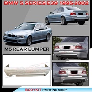 BMW 5 SERIES 1995-2002 E39 M5 STYLE REAR BUMPER -MATERIAL FIBER BODYKIT