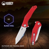 Kubey Flash Ku158 Folding Pocket Knife Edc G10 Handle And Coating Fin