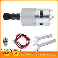 DC Motor CNC 775 Spindle Motor 100W 12-24VDC 20000RMP + ER11 Collet for DIY Mini CNC 3018 3018Pro 30