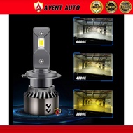 5in1 Function H11/H8/H16 3 Color LED bulb 6000k 4300k 3000k