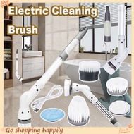 Electric Cleaning Brush Scrubber Electric Spin Scrubber Cleaning Brush Tub and Floor Power Scrubber 