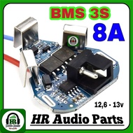 BMS 3S 12.6V - 13V﻿ For Charger Baterai Bor Cordelles Littium ion 8A