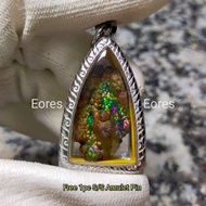 Colorful Leklai Pendant 彩色力泥吊坠 Leklai Amulet 马来西亚力泥 100% Natural Leklai