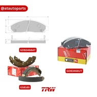TRW Front Brake Pads Rear Caliper ISUZU D-MAX 2.5D 3.0D 2WD Hi-Lander 4WD Year 02-06 (GDB3466AT) (GD