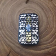 new Novel Hollow Metal Fidget Slider Personalized EDC Fidget Toy Fun Infinite Position Push Haptic S