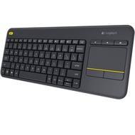 WIRELESS TOUCH KEYBOARD K400 PLUS คีย์บอร์ด HTPC สำหรับทีวีที่เชื่อมต่อกับพีซี