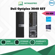 PC i3 Dell Optiplex 3040 SFF Intel Core i3 (6th Gen) / 8GB RAM / 240GB SSD / Win 8 Pro (Refurbished 