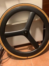 451 碳纖維三刀軨 rim brake 連schwalbe one胎