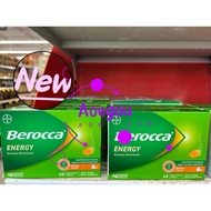 Berocca Energy Vitamin B & C Orange Flavour Effervescent Tablets 45 Pack/15 tablets