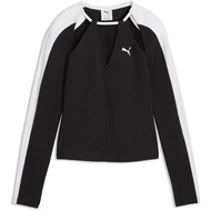 Puma Womens Women's T7 Long Sleeve T-Shirt (Puma Black) - Sports Direct