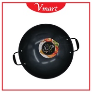 HITAM Kbm Non Stick Wok/Enamel Wok/Black Cauldron/Small Non-Stick Skillet/Nonstick Wok/30cm/32cm/35cm/38cm/40cm