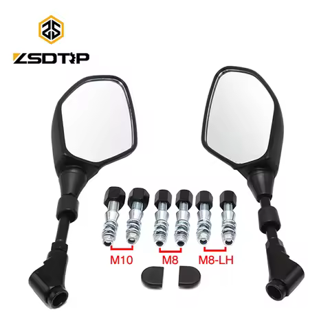 ZSDTRP M8 M10 Rearview Mirrors For YAMAHA MT01 MT03 MT-07 MT-09/Tracer FJ09 MT10 Tracer 900 Motorcyc
