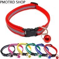 PMO สะท้อนแสง อ่อนนุ่ม สวมใส่ง่าย ไลท์อัพไนท์ อุปกรณ์สำหรับสุนัข ไนลอน ปลอกคอแมว ปลอกคอสัตว์เลี้ยง ส