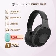 Elysium Signature Hyperbass 2 Bluetooth 5.0 Headphone with 50 Hour Playback Time | Powerful Bass