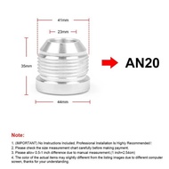 AN20 Aluminium Nitrous Hose Fitting MaLe BiLLet Straight MaLe WeLd Fitting Adapter WeLd Bung