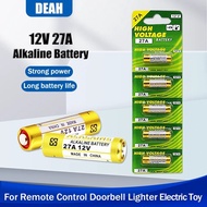 (1แพ็ค5ก้อน)แบตเตอรี่ ALKALINE 12V 23A/27A  battery 5pcs 12V 23A/27A