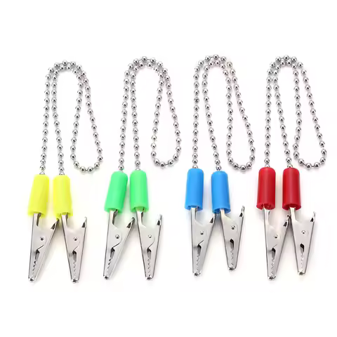 Random Bib Alligator Clips Flexible Dental Materials Fully Autoclavable Dental Patient Bib Clamp wit