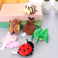Cute Doll Mantis Cicada Plush Toy Bee Insect Doll Doll Keychain Pendant Backpack Doll