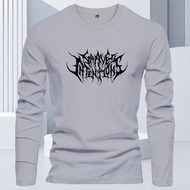 JM04 Metal T-Shirt, Digital Printing T-Shirt, Long Sleeve T-Shirt, Baju T Shirt Lelaki, Baju Lelaki,