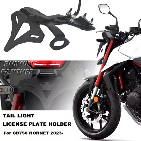 Motorcycle Rear Short Tail Stock License Plate Holder Tailstock Frame Bracket for Honda CB750 CB 750