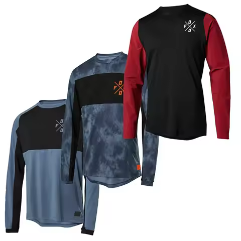 Mountain Bike Sleeves Riding Downhill Camiseta Motocoss T-shirt Mx Mountain Bike Clothing Foxo Mount