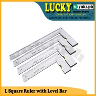 ALUMINUM  SQUALA L-SQUARE ANGLE RULER MEASURING TOOLS ( 20cm/25cm/30cm/35cm )