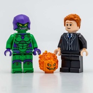 sh1065 sh1066 Lego Marvel Super Heroes Spider-Man 76324 - Norman Osborn Green Goblin Minifigure - Ne