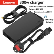 300W 20V 15A Lenovo Laptop Charger for Lenovo Legion 5, 5i, 5P, 7, 7i, Pro, 15, 16, 17,R9000P,R9000K