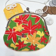 京都綾小路中型口金包-楓葉