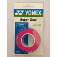 Yonex Premium Badminton Racket Grips AC102C - Set of 3 Rolls