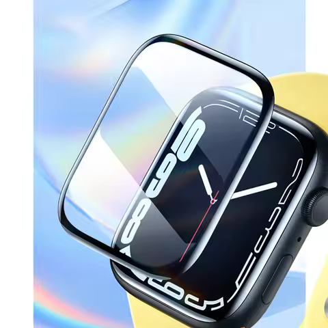 Tempered Glass Film for Apple Watch 3/4/5/6/7/SE/8/9 38MM 40MM 41MM 42MM 44MM 45MM Screen Full-cover