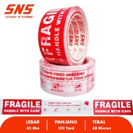 FRAIGILE DUCT TAPE ~ 100 YARDS (ALL INDONESIA)