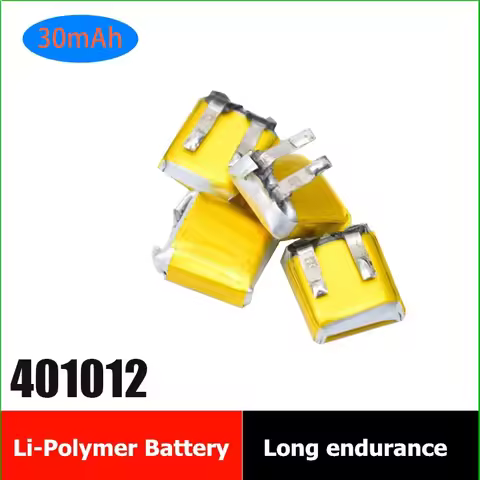 Noya raye 10-100pcs 3.7V 30mah 401012 Lithium Polymer Rechargeable Battery For Bluetooth-compatible 