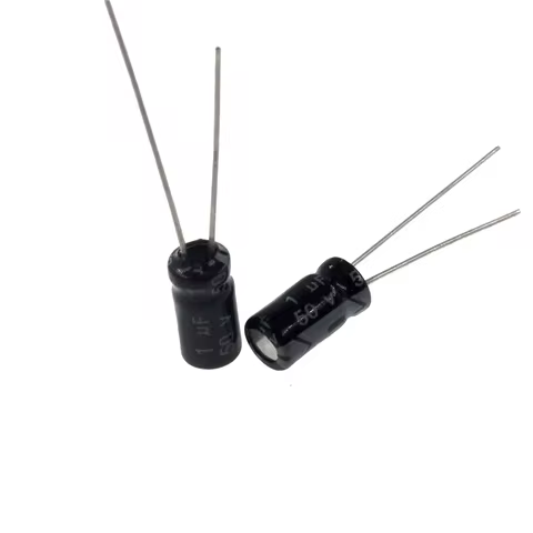 50pcs 1uF 50V 1MFD 50Volt 4*7mm Aluminum Electrolytic Capacitor Radial 1mf50v 1uf50v 50v1mf 50v1uf