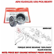 ADV/CLICK125/150/PCX BEATFI TORQUE DRIVE BEARING "GEN.PACK" 91109-KVB-901 (CC10QBXRA)