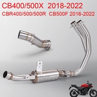 CBR500/500R CB500X  CBR400 Motorcycle Exhaust Full Systems Header Pipe For Honda CBR500/500R CB500F/